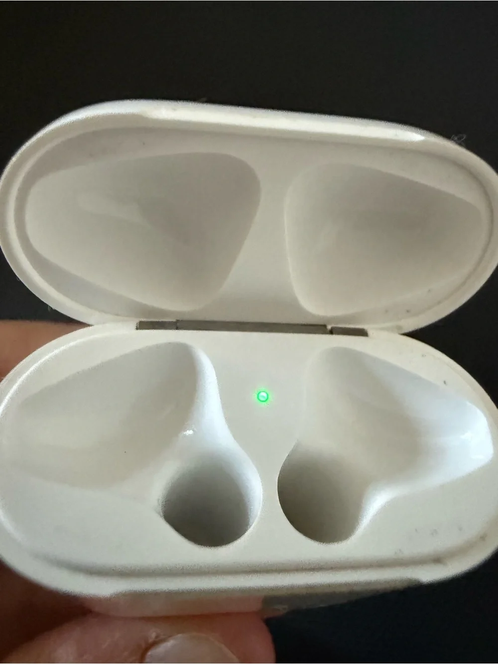 Apple AirPods 2nd Generation with Charging Case + Gray Silicon Case